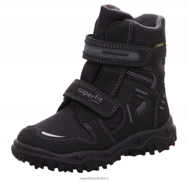 HUSKY - Boot with Velcro Fastener Toddlers Black/Grey NLL0731 Superfit Boots