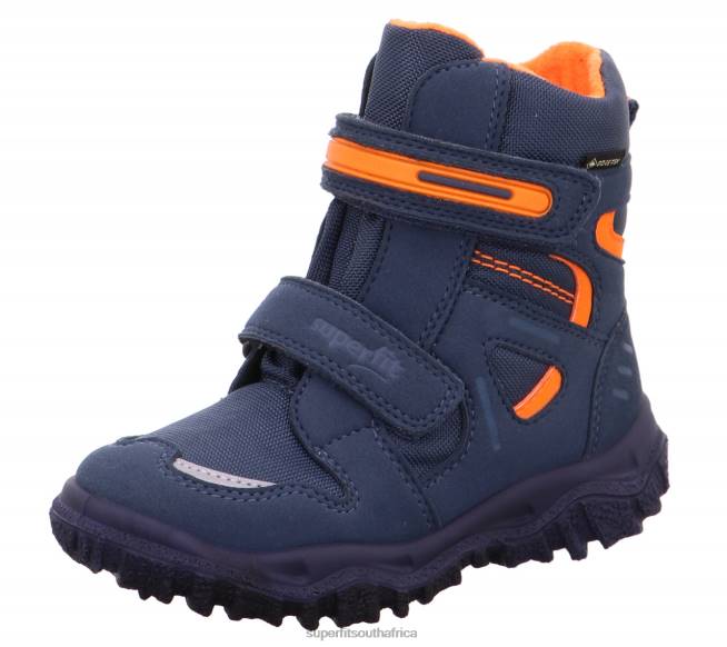 HUSKY - Boot with Velcro Fastener Toddlers Blue/Orange NLL0702 Superfit Boots