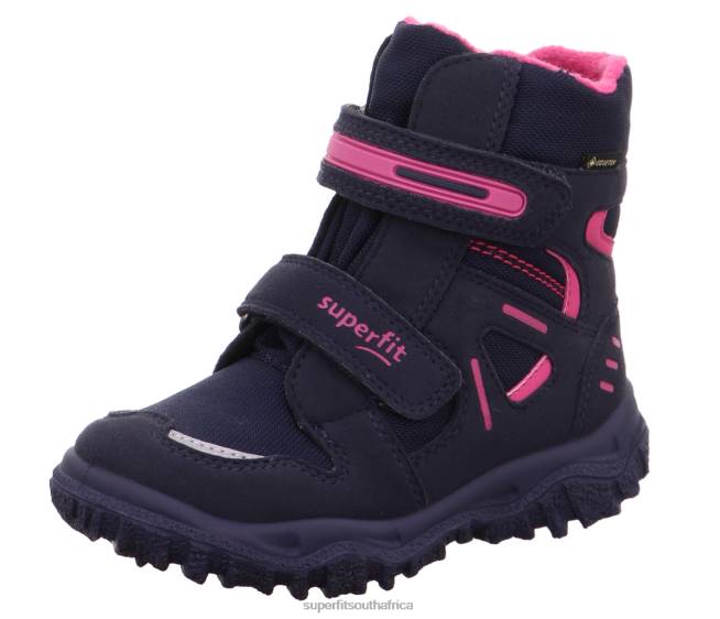 HUSKY - Boot with Velcro Fastener Toddlers Blue/Pink NLL0722 Superfit Boots