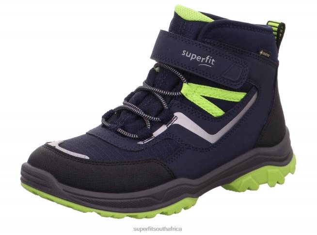 JUPITER - Boot with Velcro Fastener Toddlers Blue/Green NLL0902 Superfit Boots