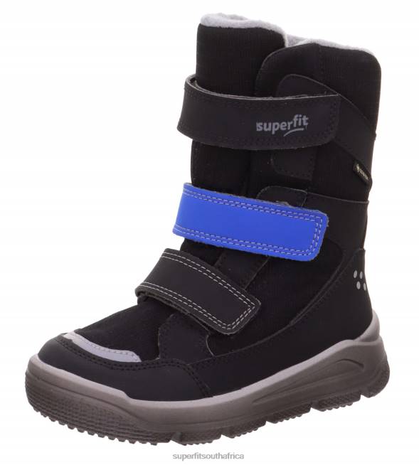 MARS - Boot with Velcro Fastener Toddlers Black/Blue NLL0710 Superfit Boots