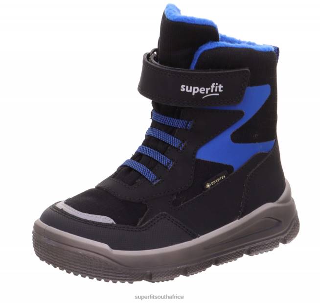 MARS - Boot with Velcro Fastener Toddlers Black/Blue NLL0748 Superfit Boots