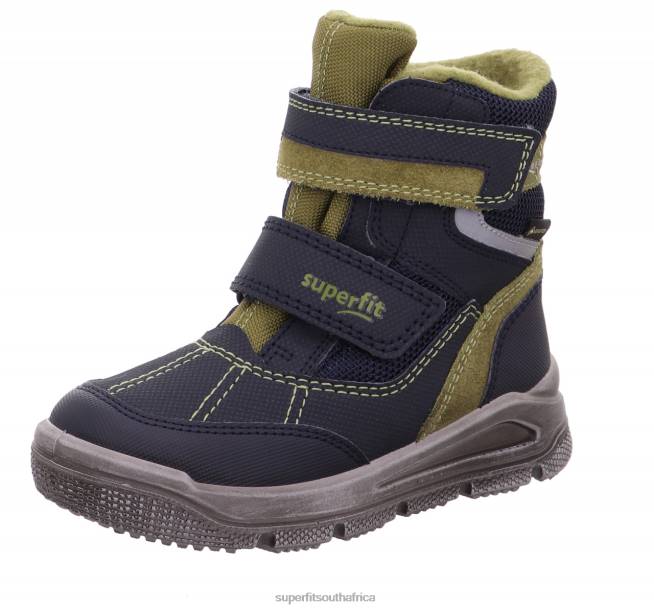 MARS - Boot with Velcro Fastener Toddlers Blue/Green NLL0717 Superfit Boots