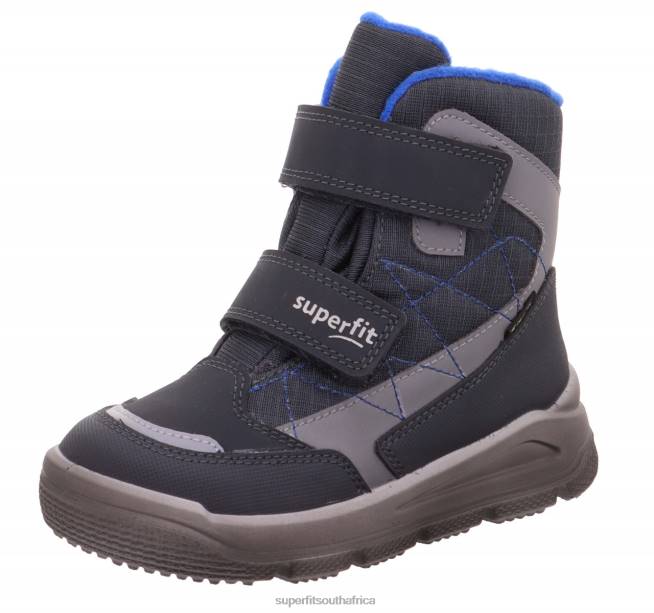 MARS - Boot with Velcro Fastener Toddlers Grey/Blue NLL0751 Superfit Boots