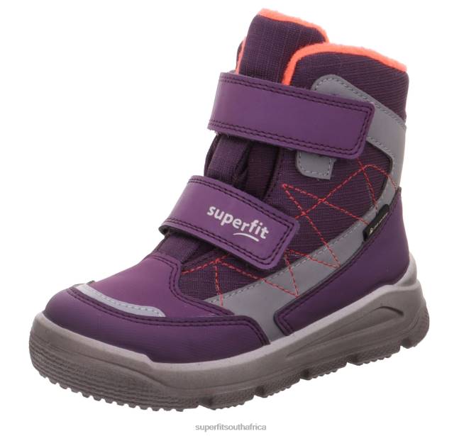 MARS - Boot with Velcro Fastener Toddlers Purple/Orange NLL0693 Superfit Boots