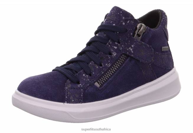 COSMO - Sneakers high with Zip Toddlers Blue NLL0856 Superfit High Sneakers