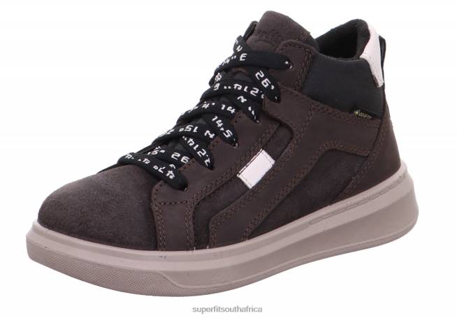 COSMO - Sneakers high with Zip Toddlers Brown NLL0838 Superfit High Sneakers