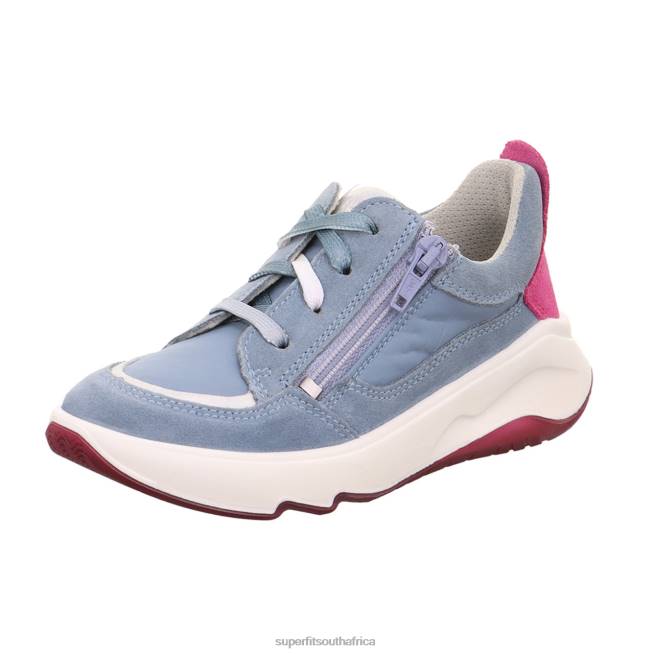 MELODY - Sneakers low with Zip Toddlers Blue NLL0825 Superfit Low Sneakers