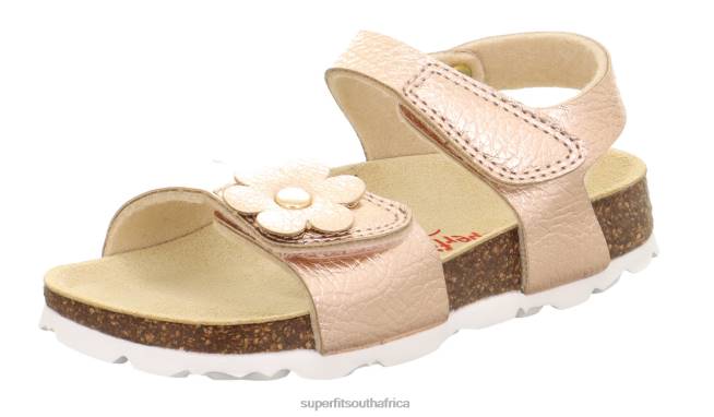 FUSSBETTPANTOFFEL - Sandal with Velcro Fastener Toddlers Bronze NLL0681 Superfit Sandals