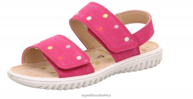 SPARKLE - Sandal with Velcro Fastener Toddlers Pink NLL0654 Superfit Sandals