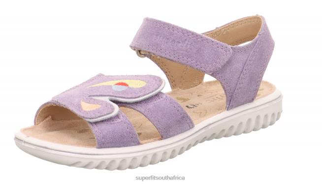 SPARKLE - Sandal with Velcro Fastener Toddlers Purple NLL0618 Superfit Sandals