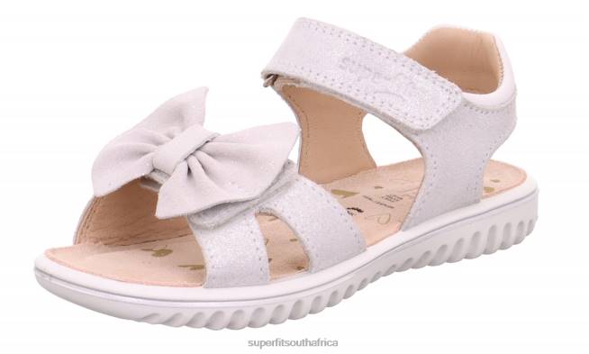 SPARKLE - Sandal with Velcro Fastener Toddlers White NLL0625 Superfit Sandals