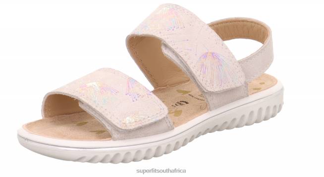 SPARKLE - Sandal with Velcro Fastener Toddlers White NLL0656 Superfit Sandals