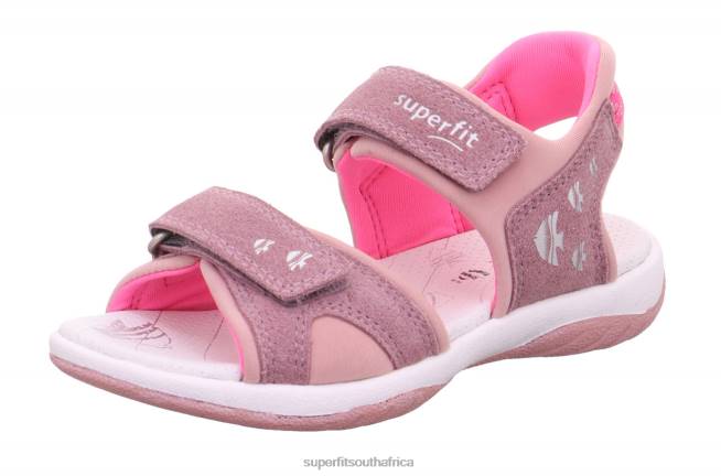 SUNNY - Sandal with Velcro Fastener Toddlers Purple/Pink NLL0610 Superfit Sandals