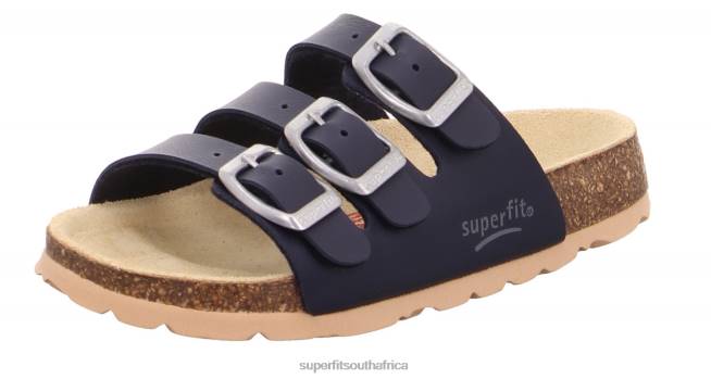 FUSSBETTPANTOFFEL - Slipper with Buckle Toddlers Blue NLL0586 Superfit Slippers