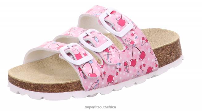 FUSSBETTPANTOFFEL - Slipper with Buckle Toddlers Pink NLL0550 Superfit Slippers