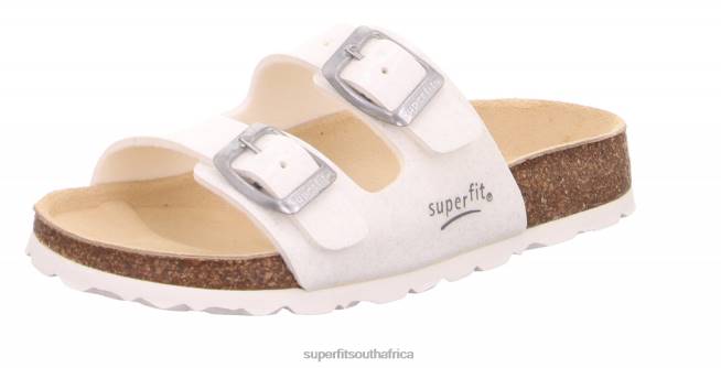 FUSSBETTPANTOFFEL - Slipper with Buckle Toddlers White NLL0558 Superfit Slippers